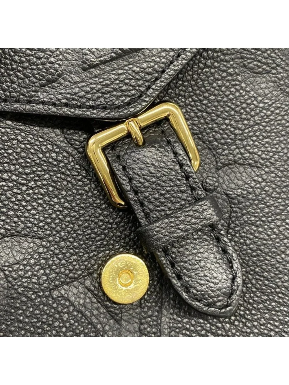 Louis Vuitton Backpack Monogram Empreinte Tiny Noir Leather Cowhide